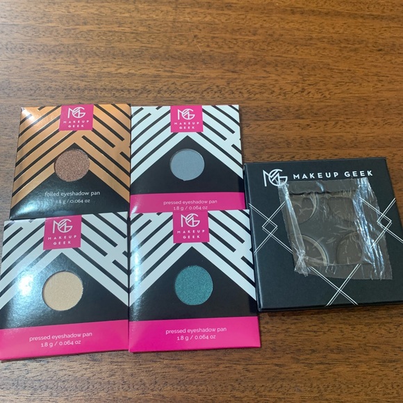 Makeup Geek Eyeshadow Palette Bundle Quad Grandstand Artemis Autumn Breeze BNIB - Picture 1 of 14